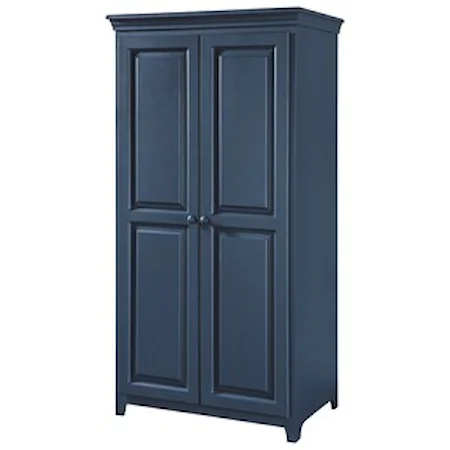 Solid Pine 2 Door Pantry with 4 Adjustable Shelves